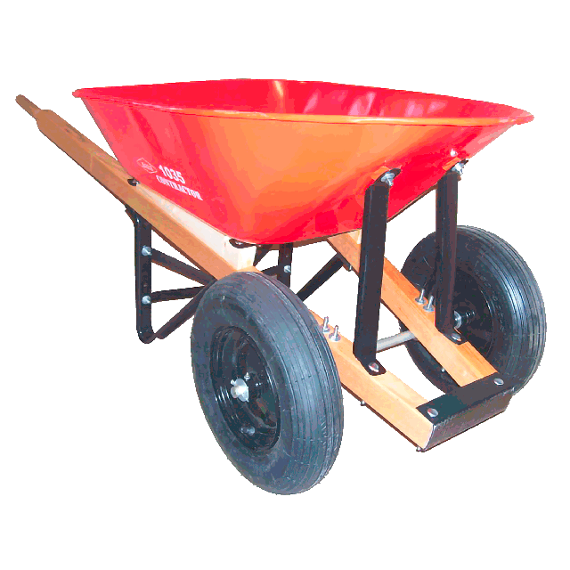 Brouette 6 pi.cu roue double