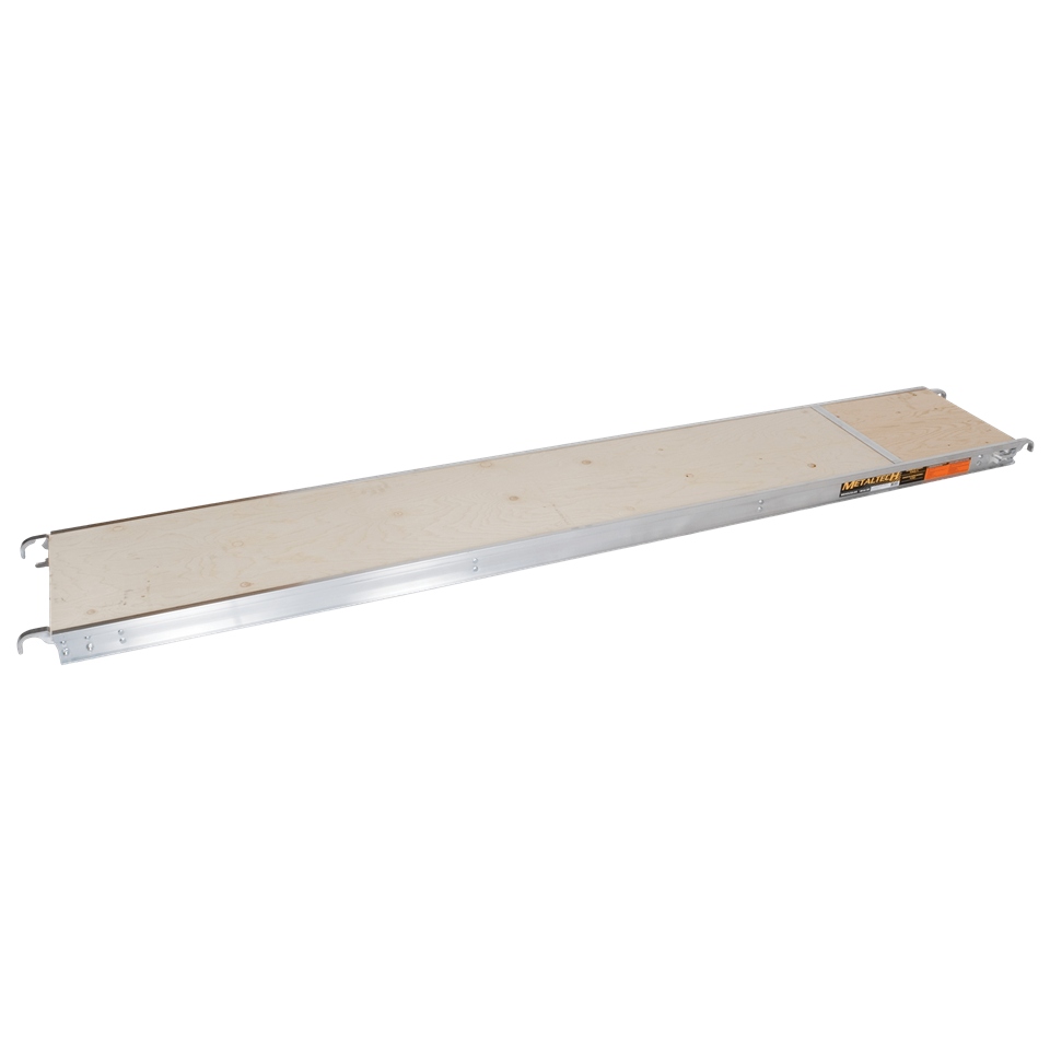 Plateforme pour échafaudage bois/aluminium 10 pi x 19 po