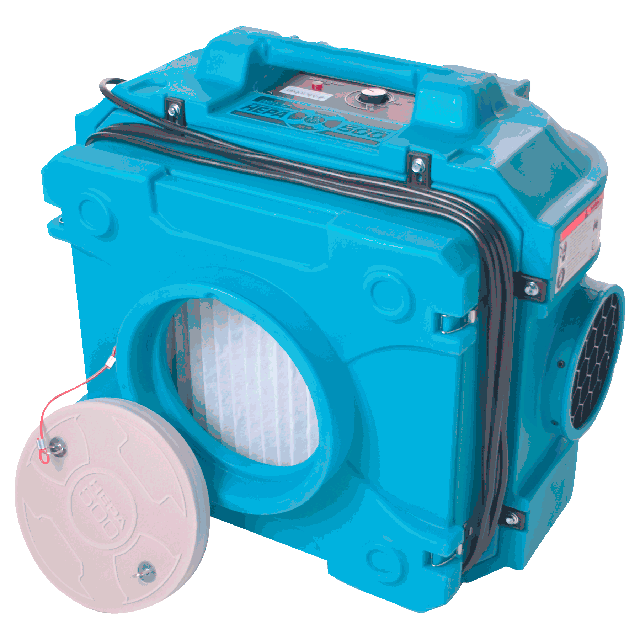 HEPA fan 500 CFM portable